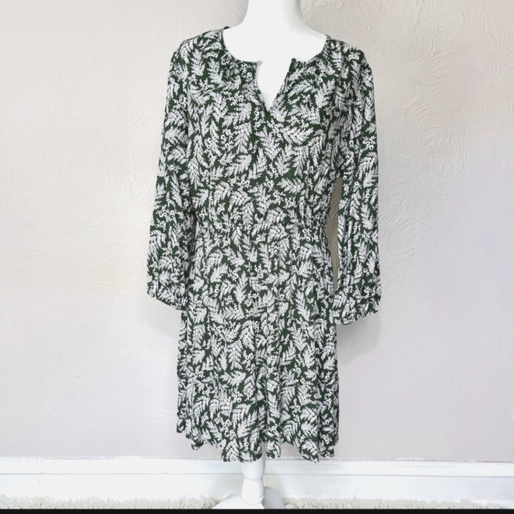Green Floral Dress
